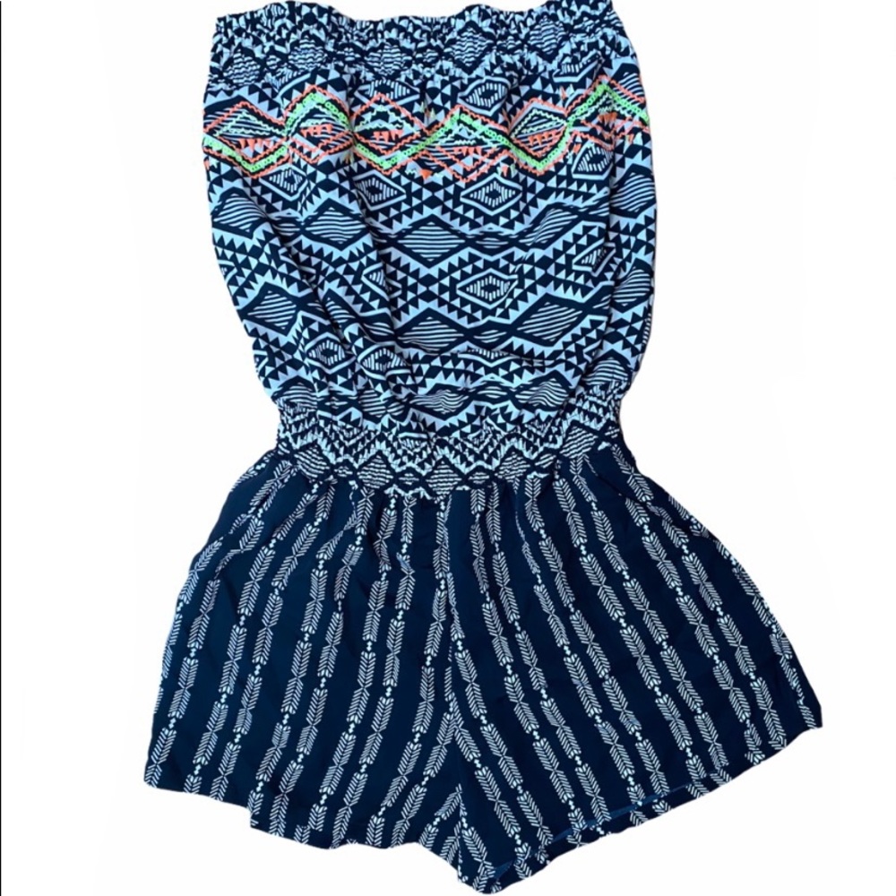 Xhilaration Aztec Design Sleeveless Romper